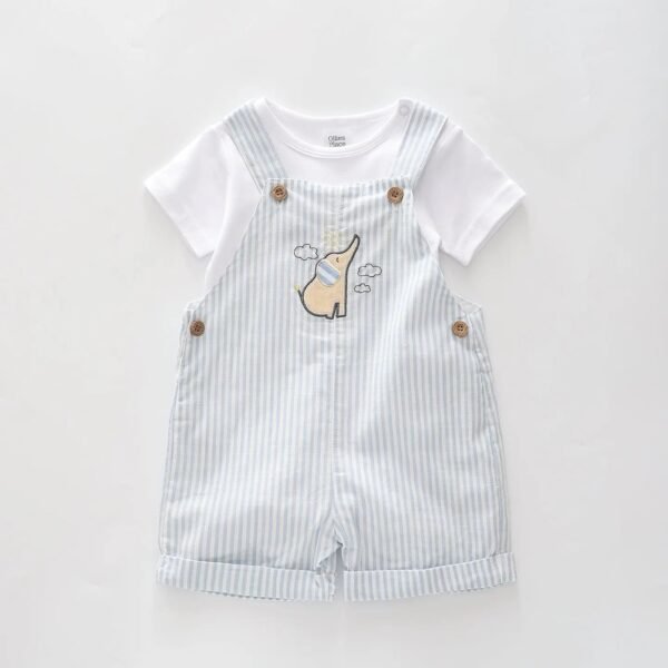 Elephant Overalls Set