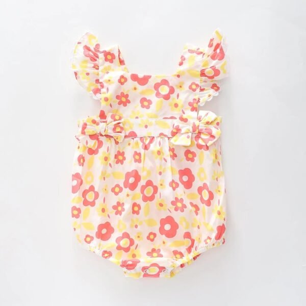 Pink Flower Sunsuit