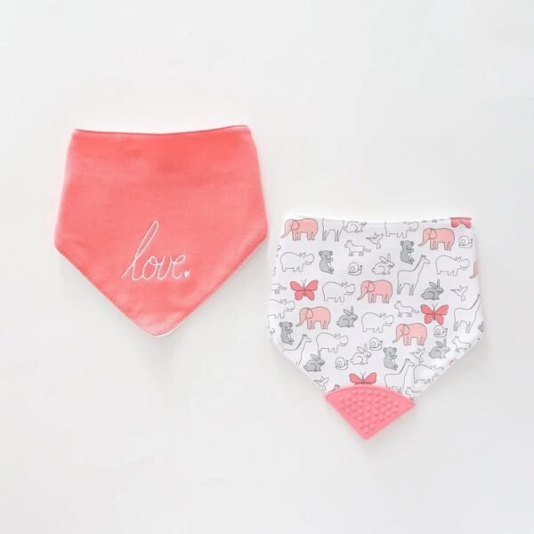 Coral Creatures 2pc Bandana Bib Set