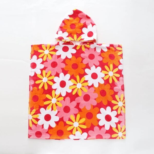 Daisy Days Kids Poncho Towel