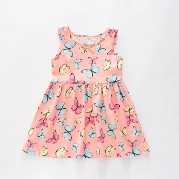 Butterfly Sleeveless Dress