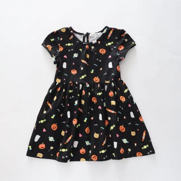 Girl's Halloween Pumpkin Dress