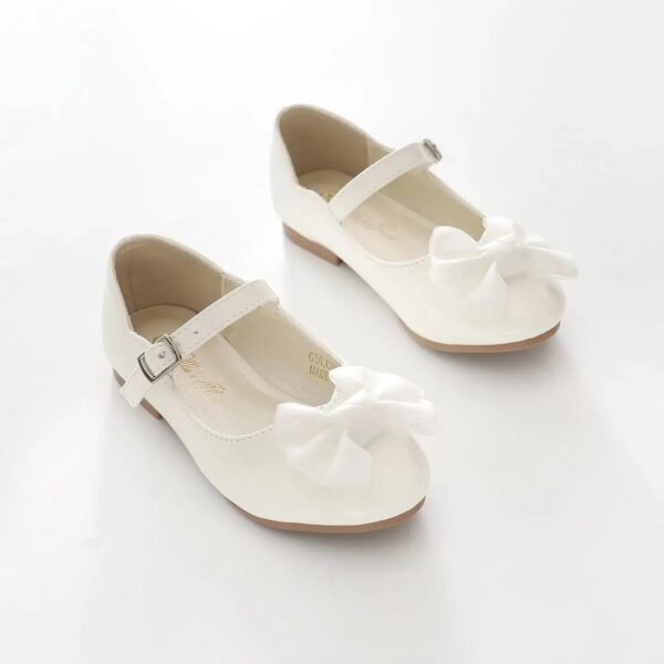 Girl's Patent Ivory Shoes