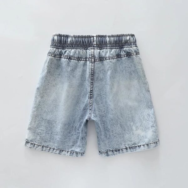 Junior Boys Sharks Ahoy Denim Shorts - Image 2