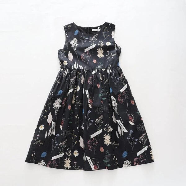 Navy and Florals Dress