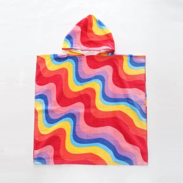 Rainbow Brights Kids Poncho Towel