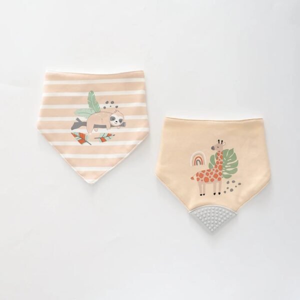 Safari 2pc Bandana Bib Set